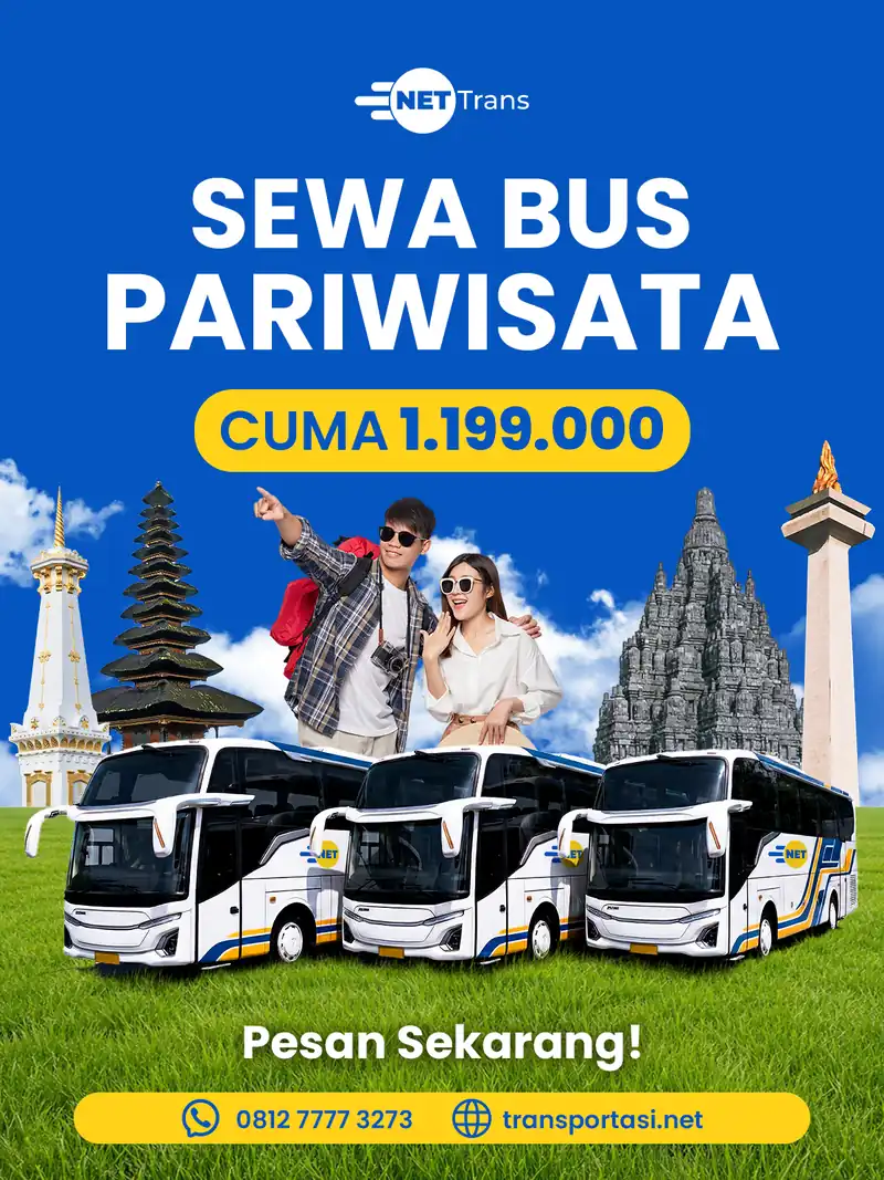 Promo Sewa Bus Pariwisata NET Trans